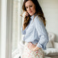 Chambray Style Denim Top - FINAL SALE Tops