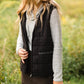 Charcoal Drawstring Cowl Neck Top Tops