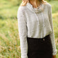 Charcoal Drawstring Cowl Neck Top Tops