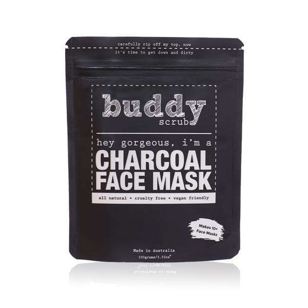 Activated charcoal face mask by Buddy Scrub