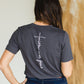 Charcoal Faith Graphic Tee - FINAL SALE Tops