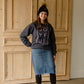 Charcoal Joyful Graphic Sweatshirt Tops Amy Anne Apparel Inc