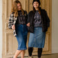 Charcoal Joyful Graphic Sweatshirt Tops Amy Anne Apparel Inc