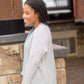 Charcoal Textured Kimono Cardigan - FINAL SALE Tops