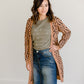 Cheetah Print Open Front Cardigan - FINAL SALE Layering Essentials