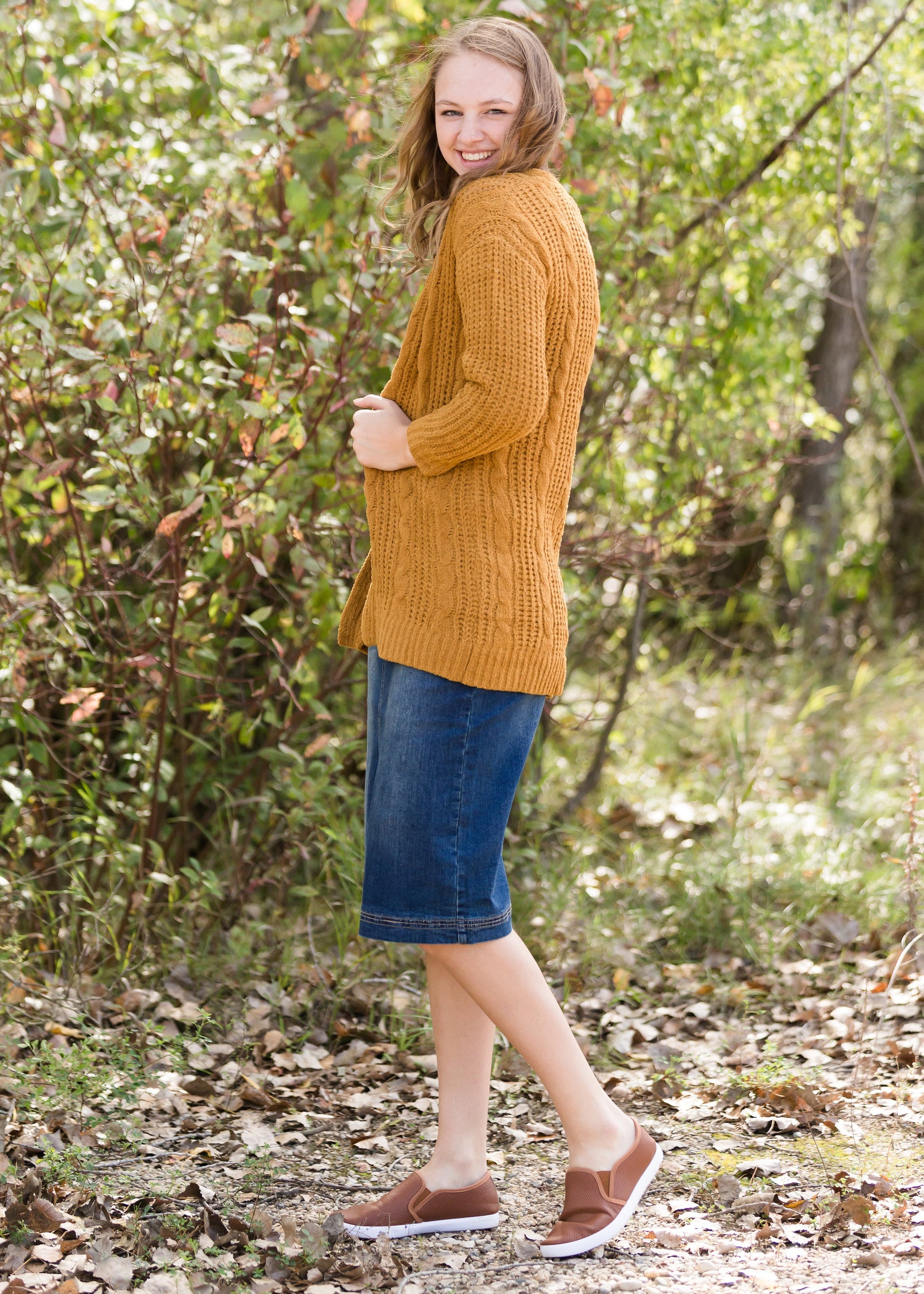 Chenille Oversized Cable Knit Sweater - FINAL SALE Tops