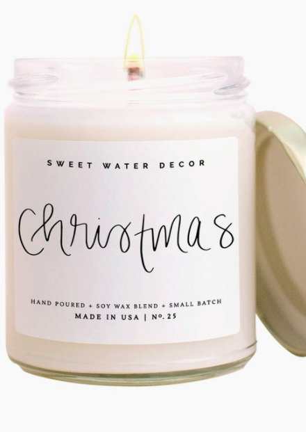 Christmas Soy Candle Home & Lifestyle Sweet Water Decor