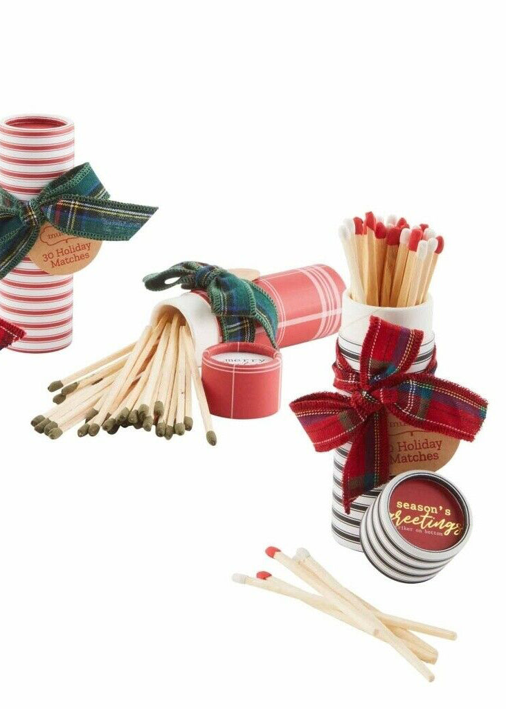 Christmas Tartan Gift Matches - FINAL SALE Home & Lifestyle