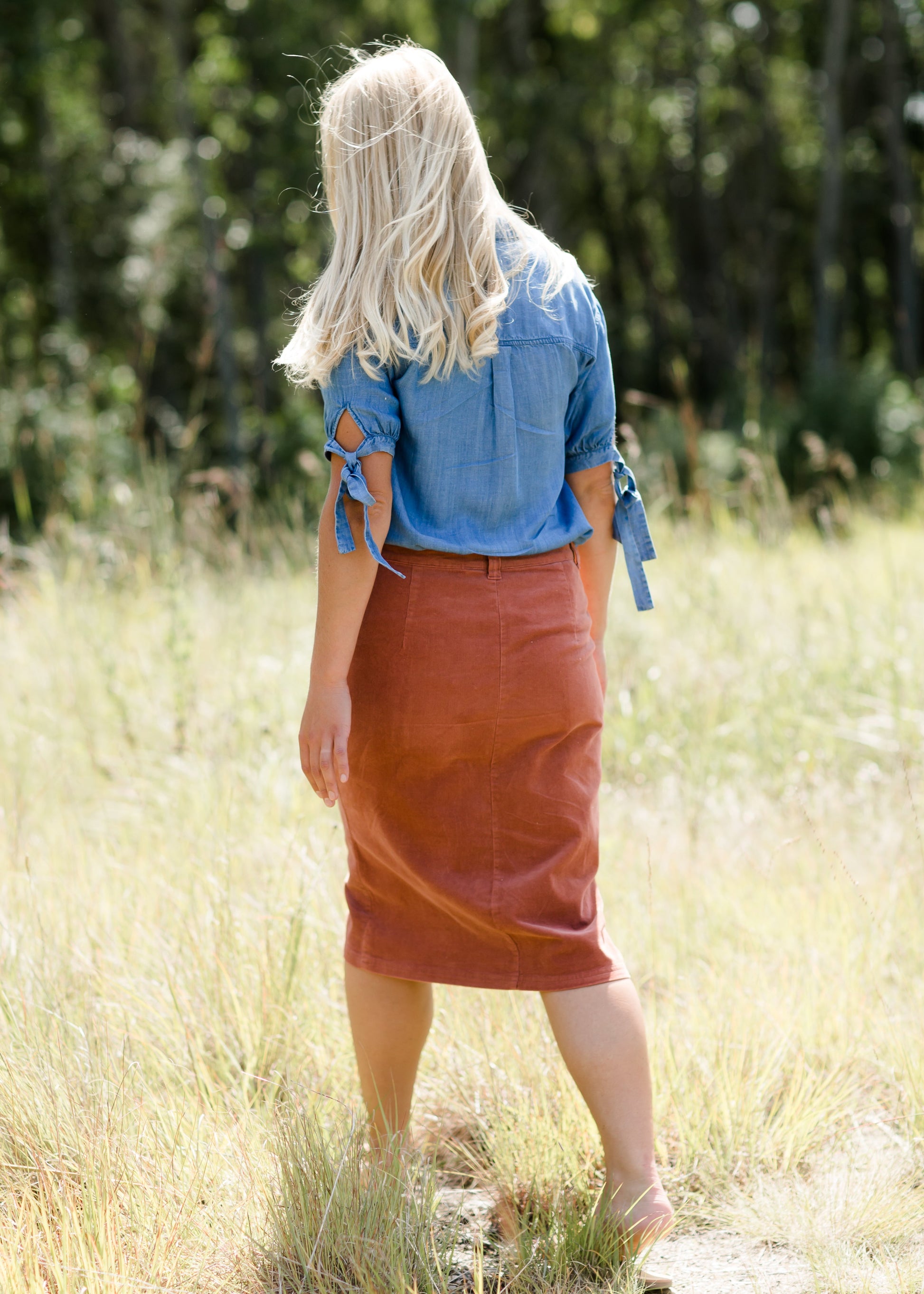 Christy Corduroy Midi Skirt - FINAL SALE Skirts