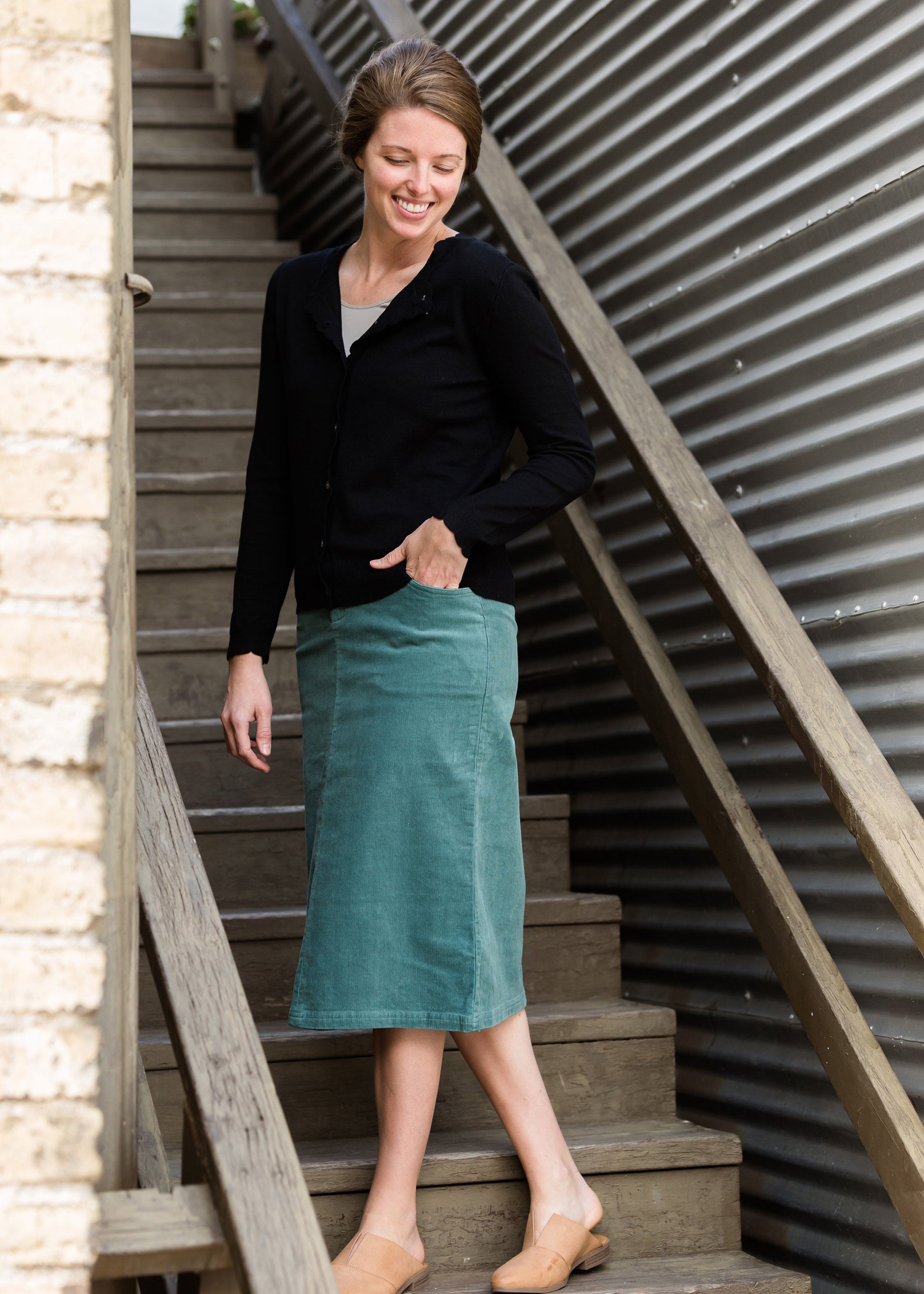 Christy Corduroy Midi Skirt - FINAL SALE Skirts