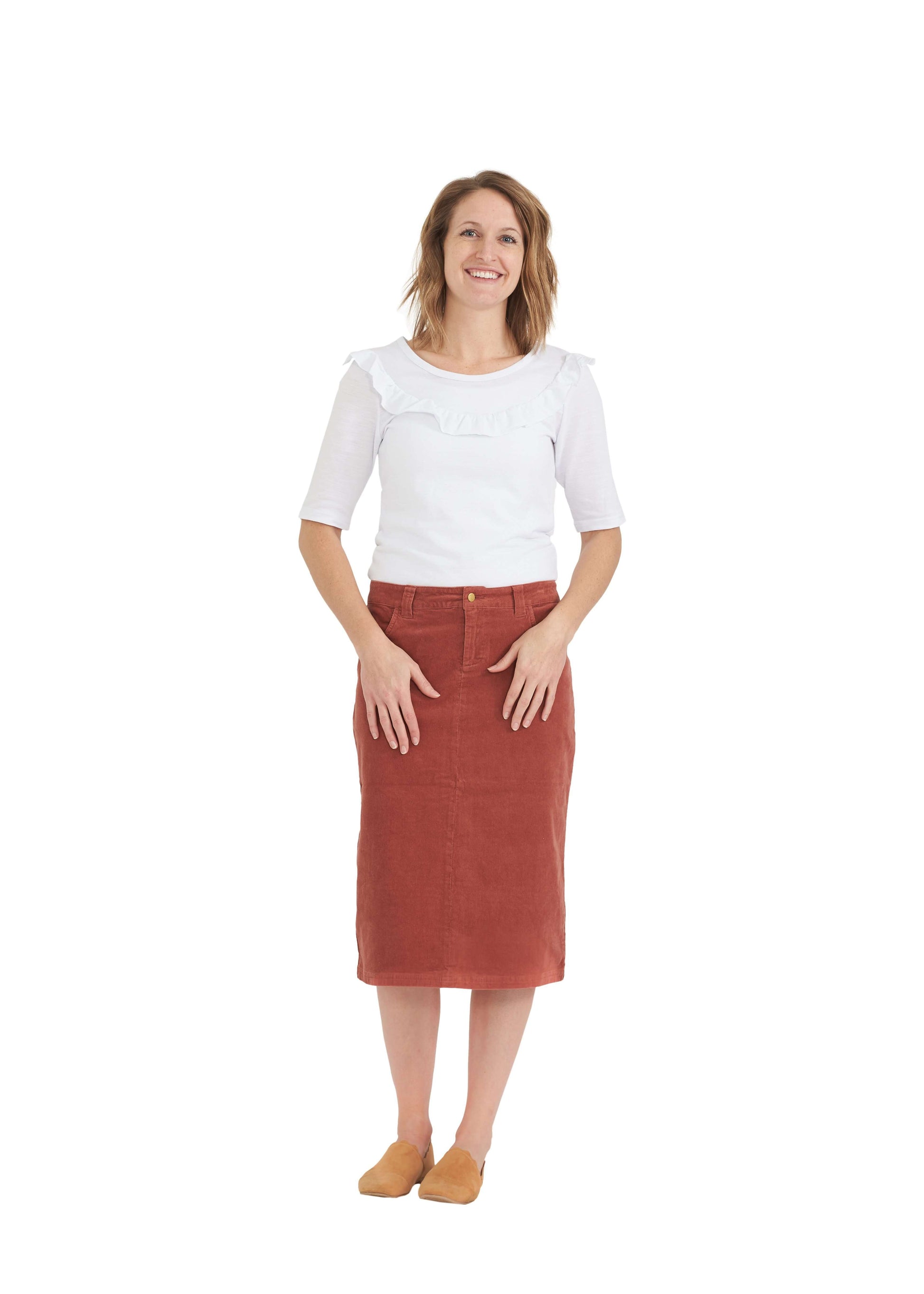 Christy Corduroy Midi Skirt - FINAL SALE Skirts