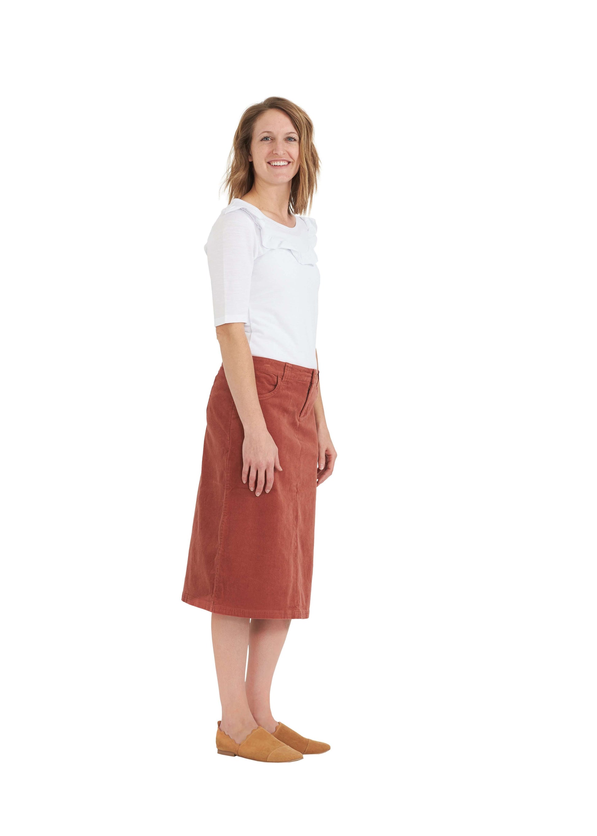 Christy Corduroy Midi Skirt - FINAL SALE Skirts