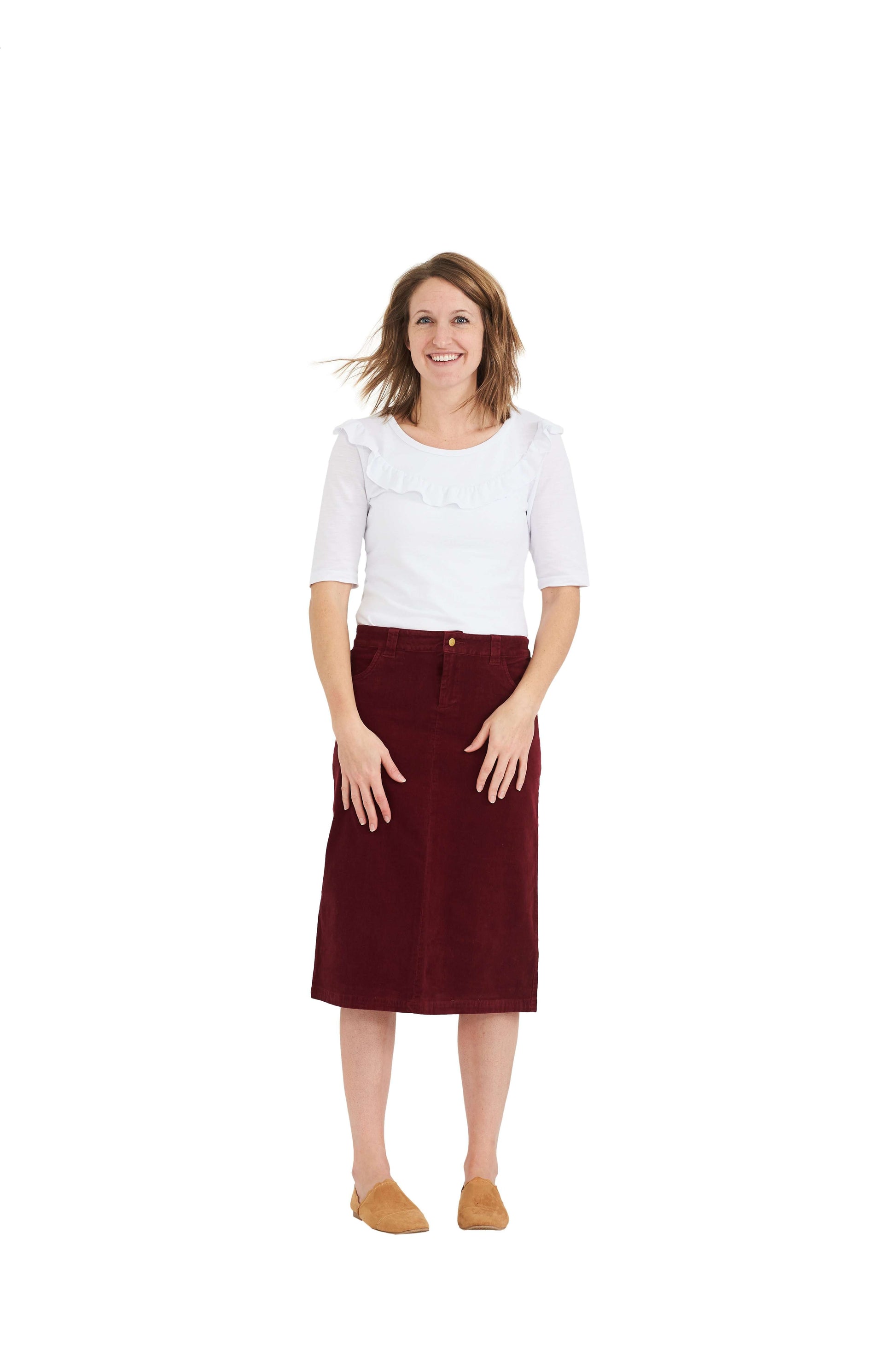 Christy Corduroy Midi Skirt - FINAL SALE Skirts