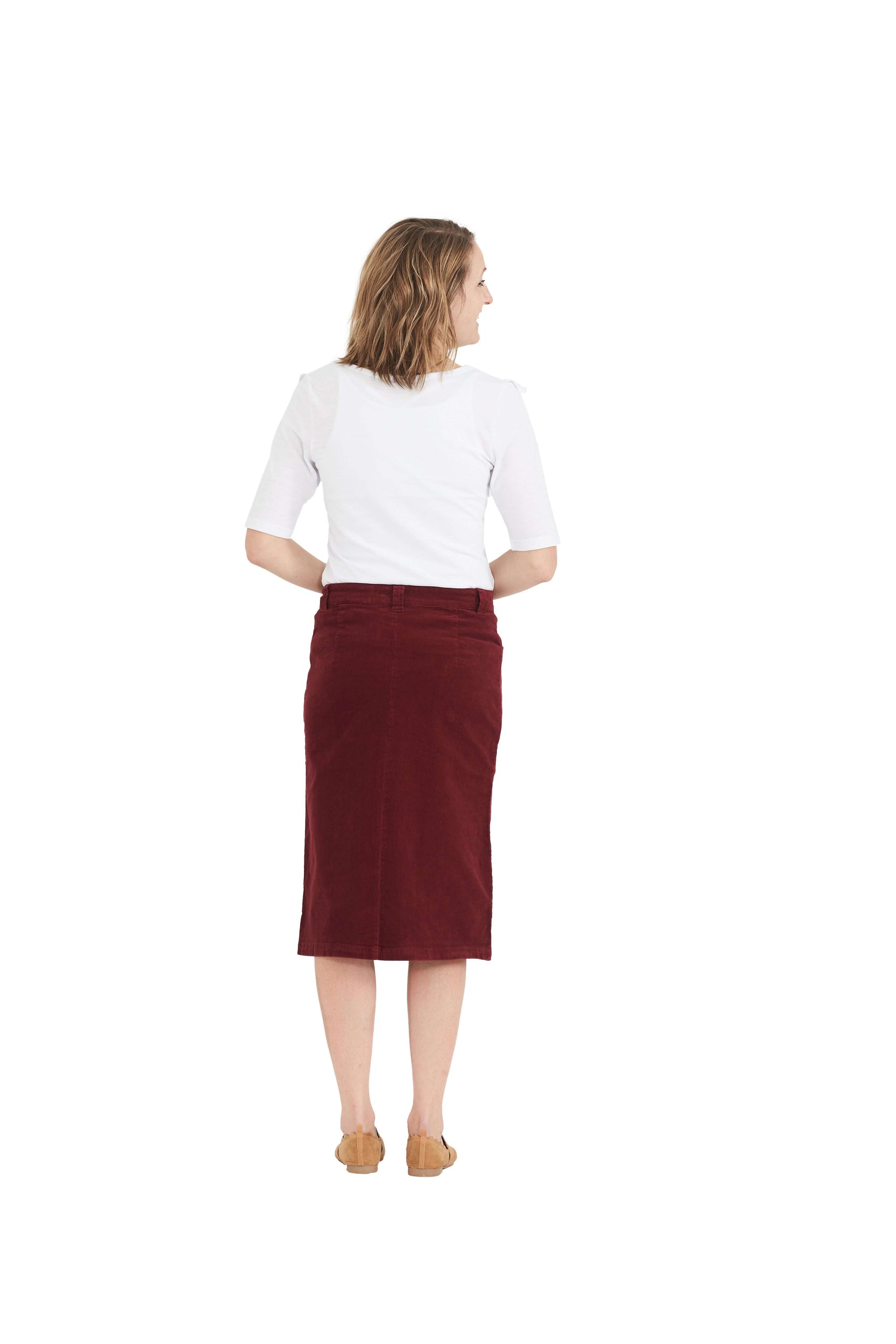 Christy Corduroy Midi Skirt - FINAL SALE Skirts