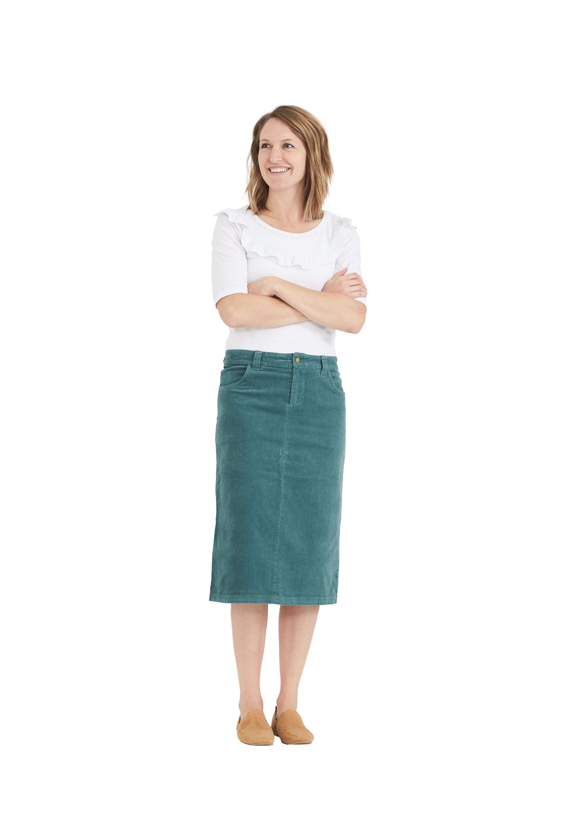 Christy Corduroy Midi Skirt - FINAL SALE Skirts