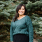 Chunky Knit V-Neck Sweater-FINAL SALE Tops