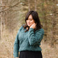 Chunky Knit V-Neck Sweater-FINAL SALE Tops