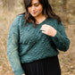 Chunky Knit V-Neck Sweater-FINAL SALE Tops