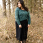Chunky Knit V-Neck Sweater-FINAL SALE Tops