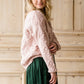 Chunky Knit V-Neck Sweater-FINAL SALE Tops
