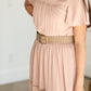 Chunky Taupe Braided Belt - FINAL SALE Accessories