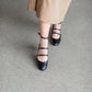 CL by Chinese Laundry Black Moto Dress Pumps Shoes Chinese Laundry