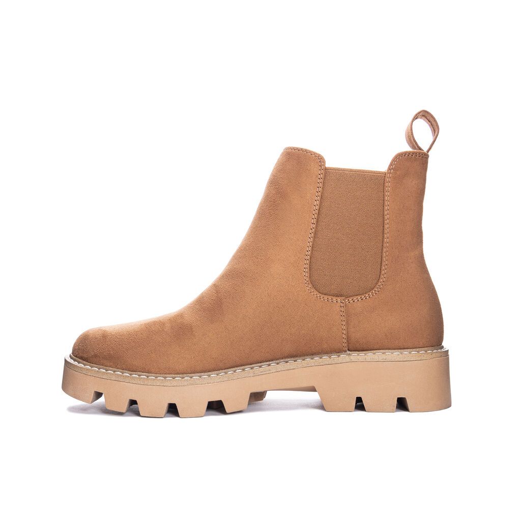 CL by Chinese Laundry Piper Suede Tan Bootie Shoes Chinese Laundry