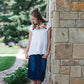 Clara Embroidered Top - FINAL SALE Tops
