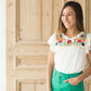Clara Embroidered Top - FINAL SALE Tops