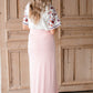 Clarise Pink Premium Knit Maxi Skirt Skirts Inherit - SOP