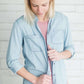 Classic Chambray Button Up - FINAL SALE Tops