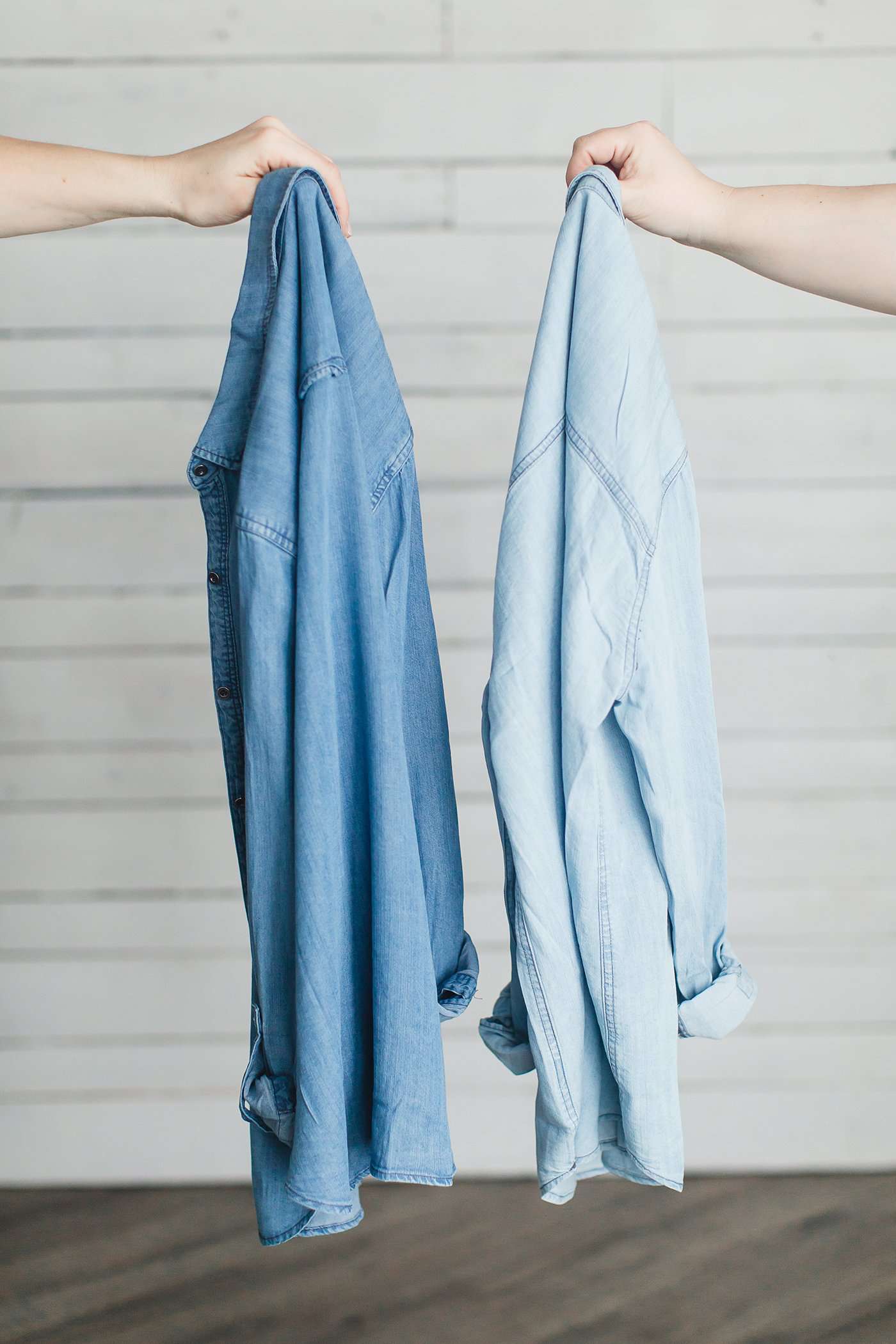 Classic Chambray Button Up - FINAL SALE Tops