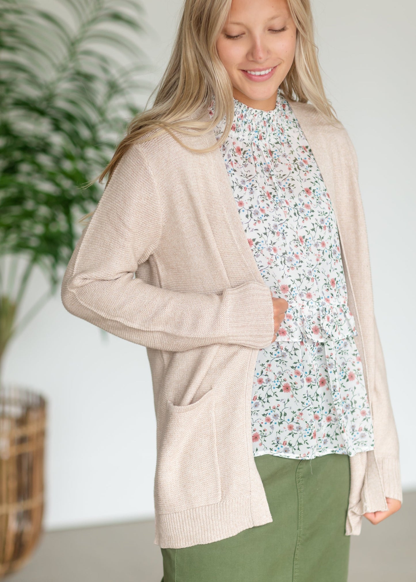 Classic Long Sleeve Cardigan - FINAL SALE Tops