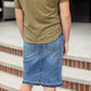 Classic Olive Rolled Button Up Tee - FINAL SALE Tops
