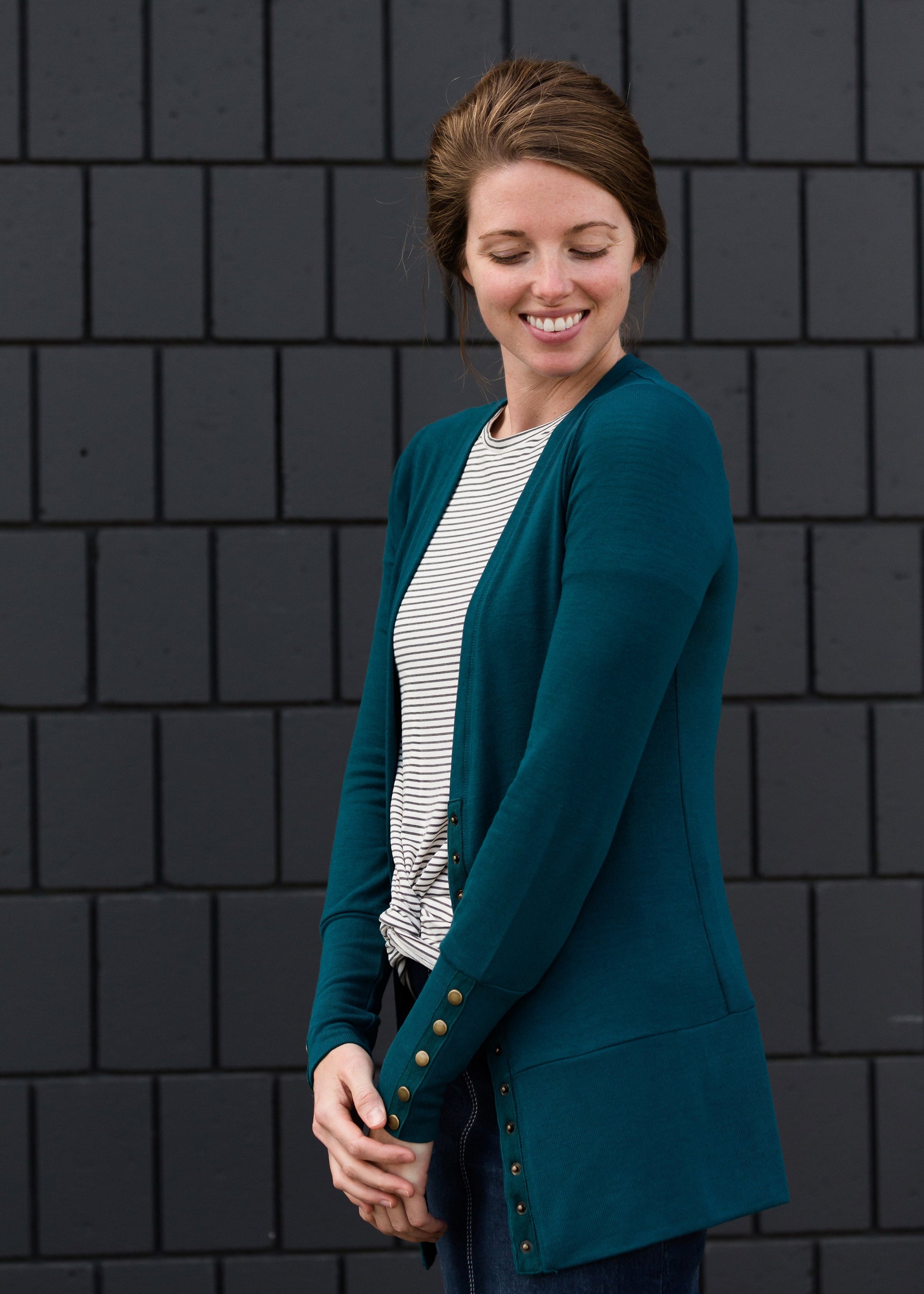 Classic Snap Button Cardigan - FINAL SALE Layering Essentials
