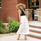 Classic White Cotton Maxi Skirt - FINAL SALE Skirts