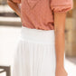 Classic White Cotton Maxi Skirt - FINAL SALE Skirts