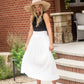 Classic White Cotton Maxi Skirt - FINAL SALE Skirts