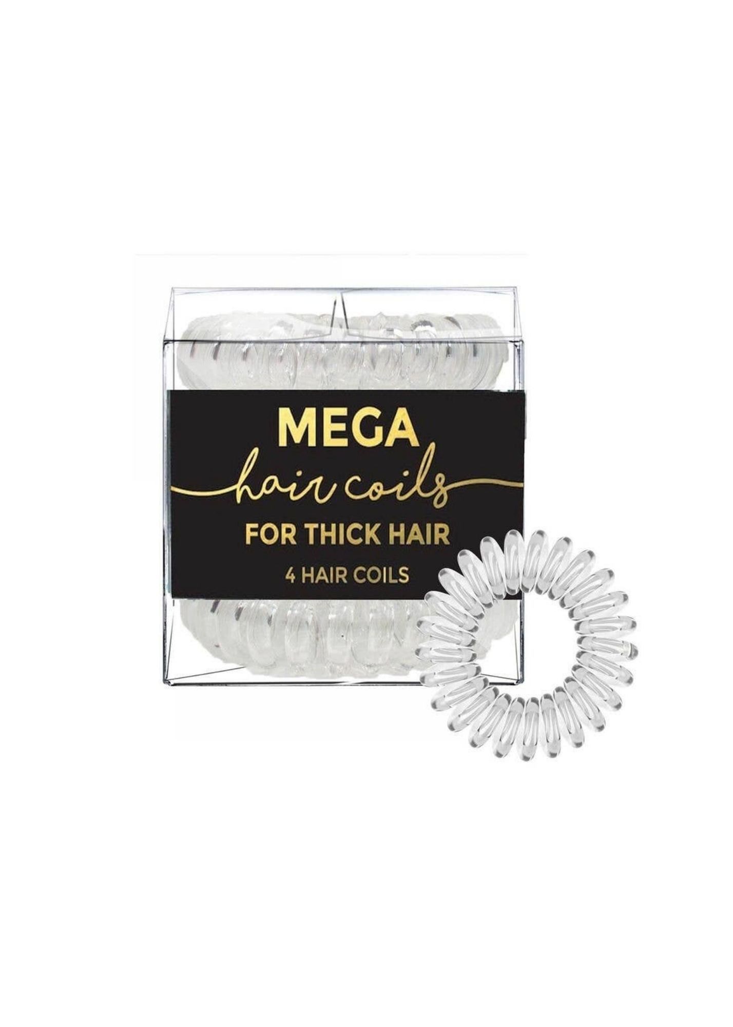 Clear Mega Hair Coils Kitsch