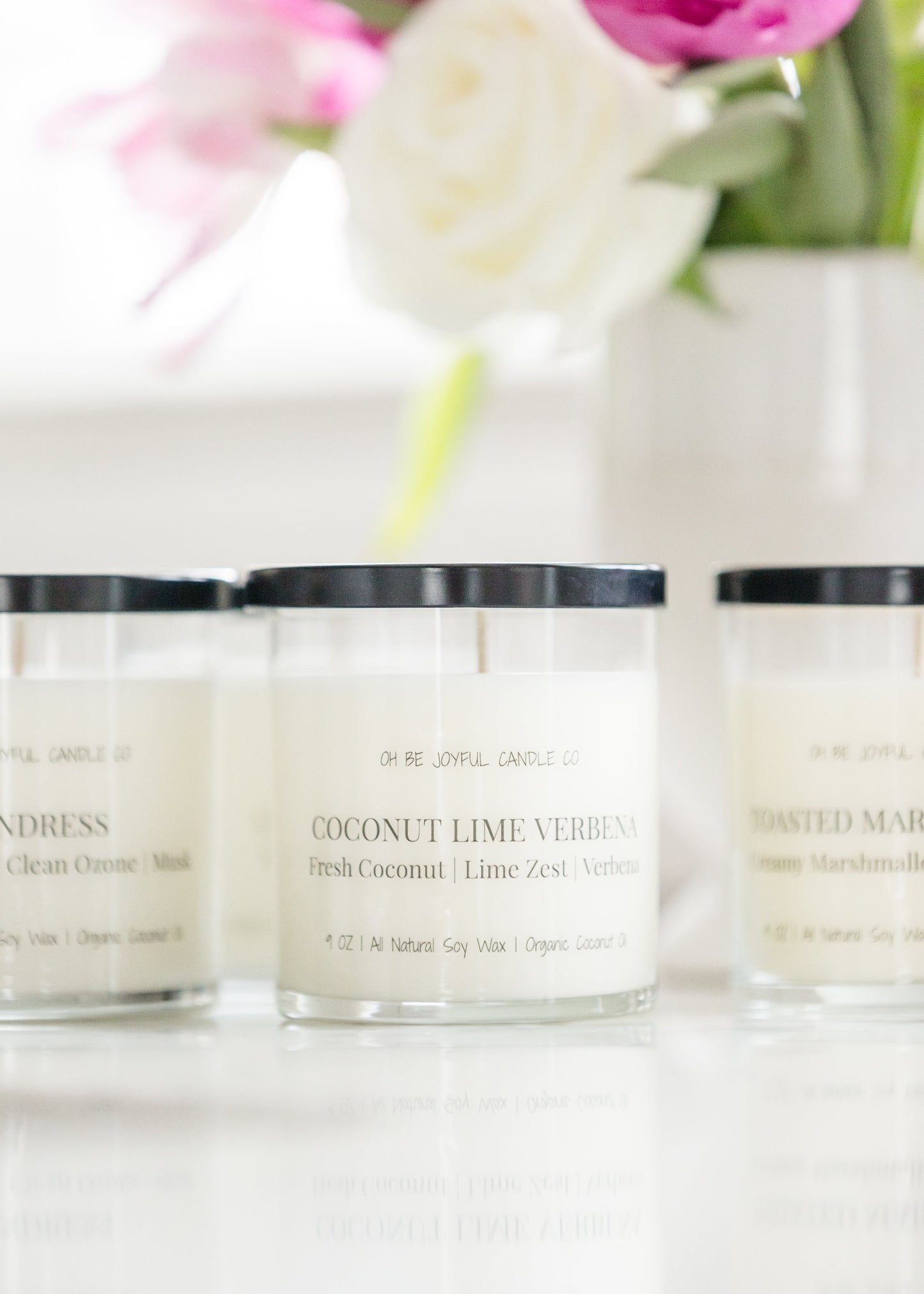 Coconut Lime Verbena Soy Candle Home & Lifestyle