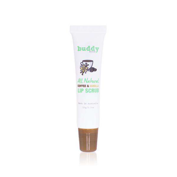 All natural coffee and vanilla lip scrub