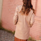 Collared Double Button Lined Coat Tops Staccato