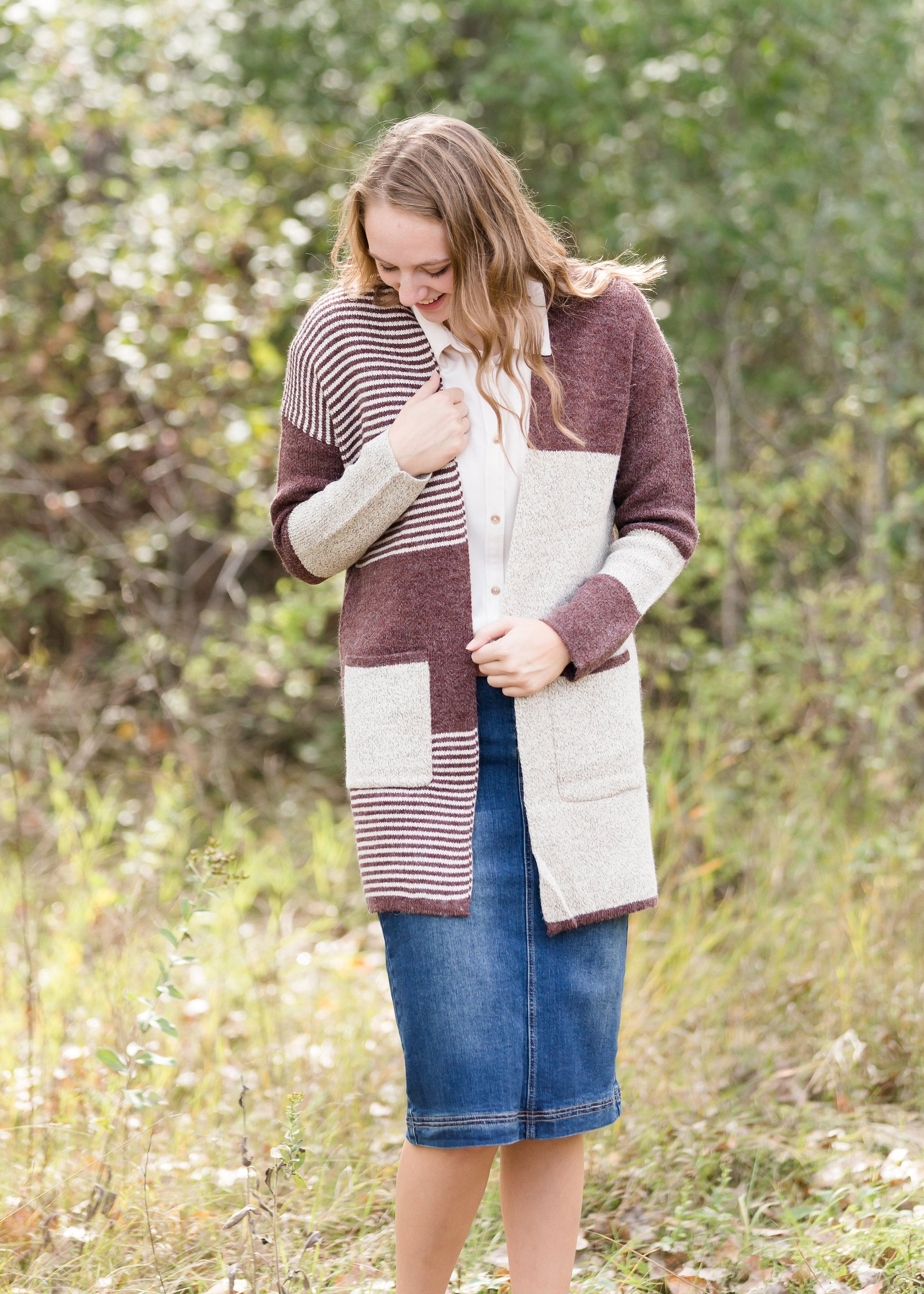 Color Block Chunky Cardigan - FINAL SALE Layering Essentials