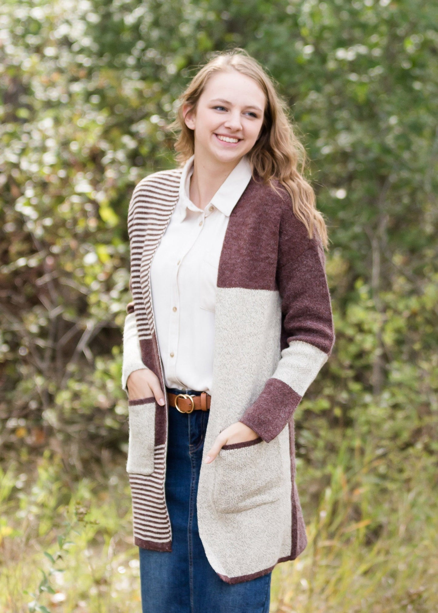 Color Block Chunky Cardigan - FINAL SALE Layering Essentials