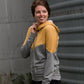 Color Block French Terry Hooded Sweatshirt - FINAL SALE Tops