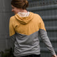 Color Block French Terry Hooded Sweatshirt - FINAL SALE Tops