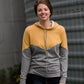 Color Block French Terry Hooded Sweatshirt - FINAL SALE Tops