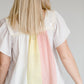 Color Block Mixed Media Top - FINAL SALE Tops