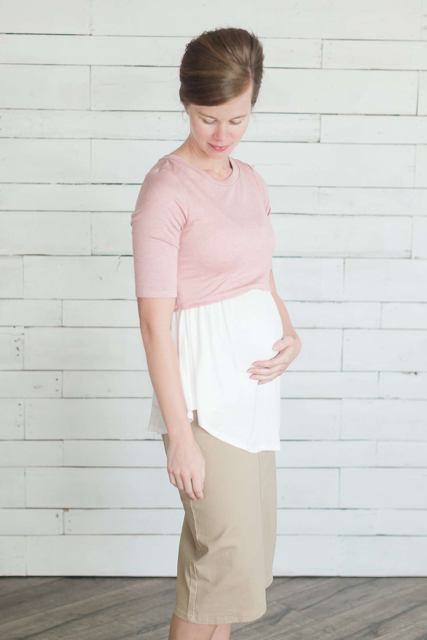 Color Block Tunic Tops