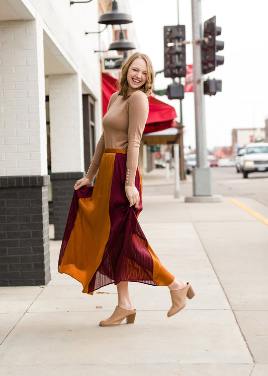 Colorblock Maxi Skirt - FINAL SALE Skirts